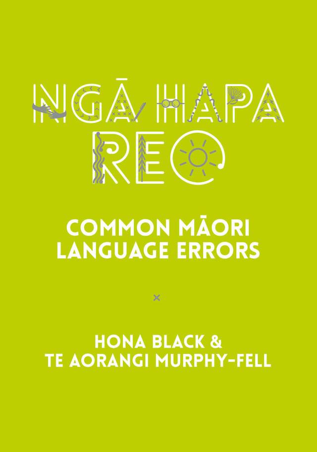 Book cover: Ngā Hapa Reo