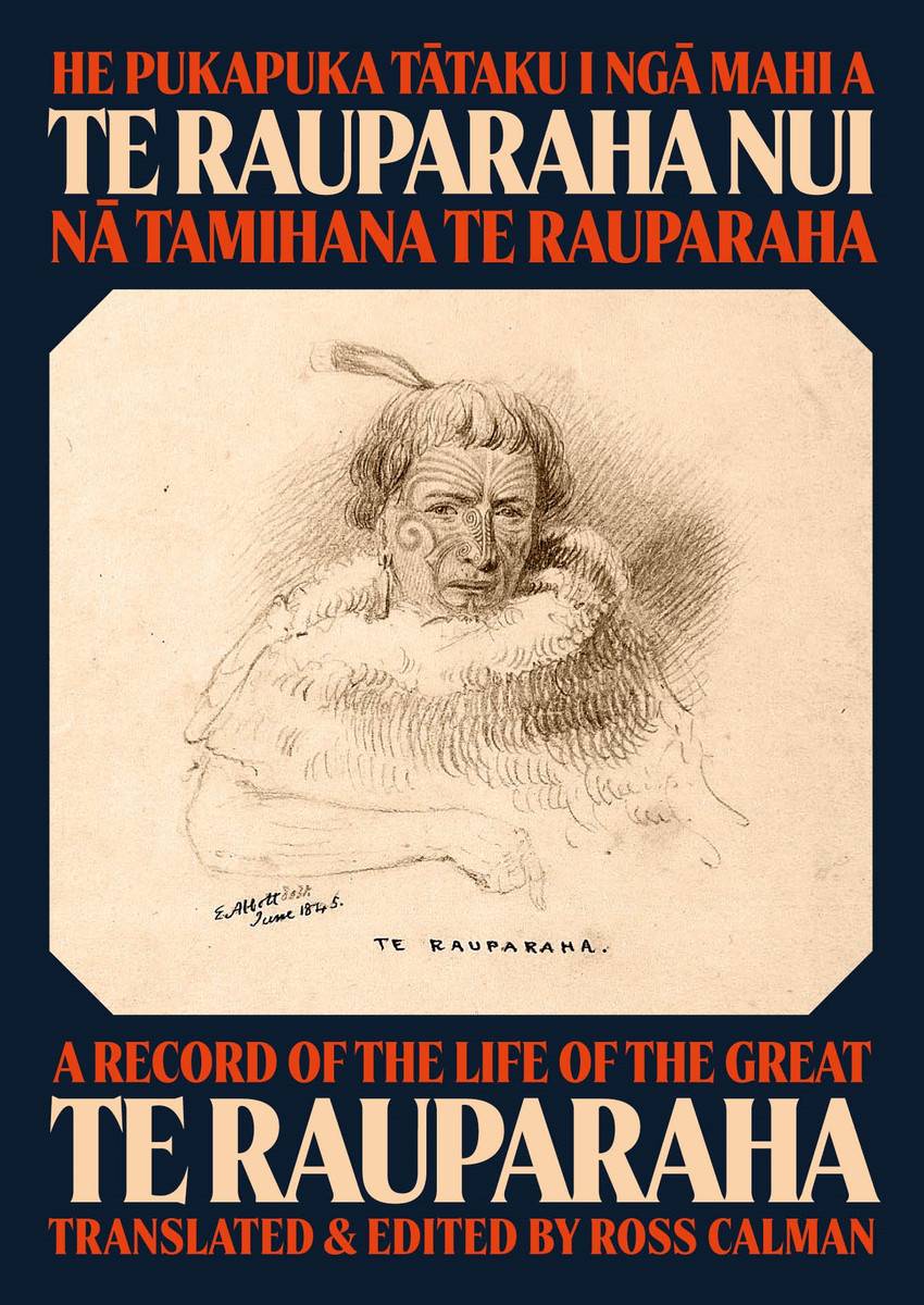 Book cover: He Pukapuka Tātaku i Ngā Mahi a Te Rauparaha Nui