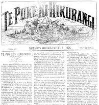 Book cover: Ngā Pānui Nūpepa