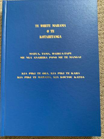 Book cover: Te Whetū Mārama o te Kotahitanga Vol. 3