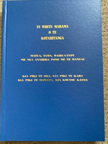 Book cover: Te Whetū Mārama o te Kotahitanga Vol. 5