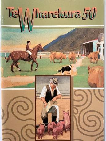 Book cover: Te Wharekura 50