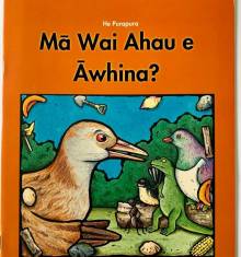 Book cover: Mā Wai Ahau e Āwhina?