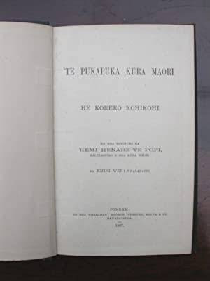 Book cover: Te pukapuka kura Maori: he korero kohikohi