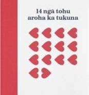 Book cover: 14 ngā tohu aroha ka tukuna