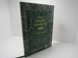 Book cover: Ngā Tāngata Taumata Rau 1921-1940